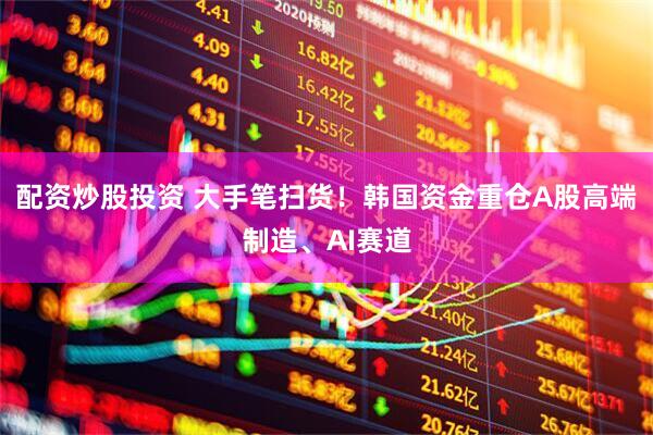 配资炒股投资 大手笔扫货！韩国资金重仓A股高端制造、AI赛道